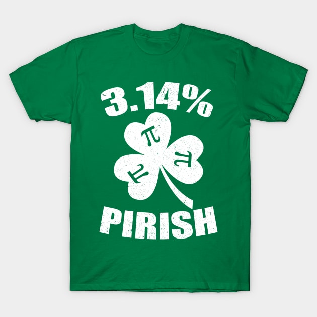 Pi Day St. Patrick's 3.14 Irish Funny Pirish Math Teacher T-Shirt by LEGO